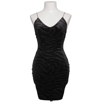 Jurk (Zwart, Zilver) van Divided by H&M Elastaan, Polyester