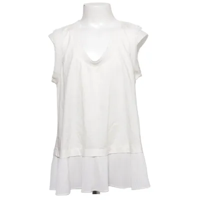 Peplum Top (Weiß) von Lili Sidonio x Molly Bracken Baumwolle, Polyester