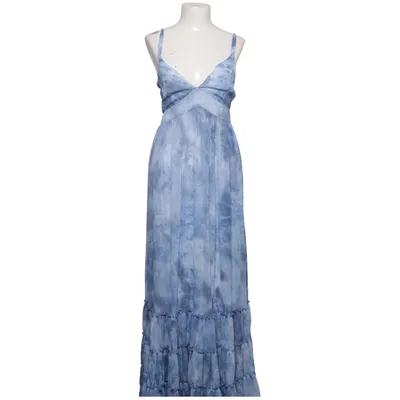 Maxikjole (Blå, Hvid) fra Haust Polyester
