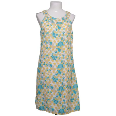 Dress (White, Multicolored) from Manguun Polyester