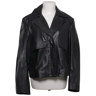 Läderjacka (Svart) från Leveté Room Skinn, Polyester