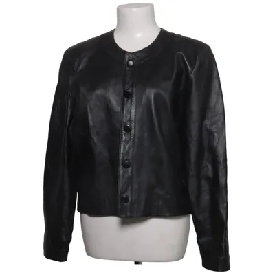 Leather jacket (Black) from Severin Leather, Polyester