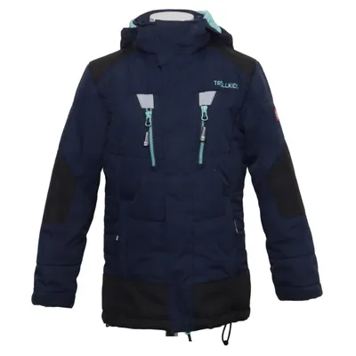 Winterjas (Blauw, Zwart) van Trollkids Polyester