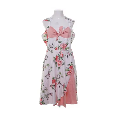 Dress (White, Multicolored) from Blue Enchantress Cotton, Polyester