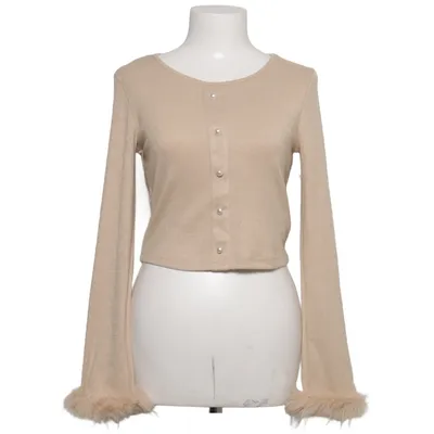 Cardigan (Beige) de Dazy Élasthane, Polyester, Viscose