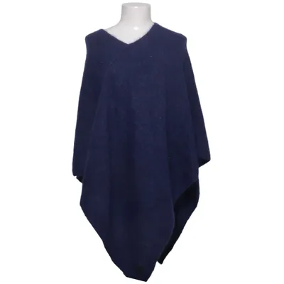 Poncho (Blau) von Florence Design Elasthan, Merinowolle, Mohair, Polyamid