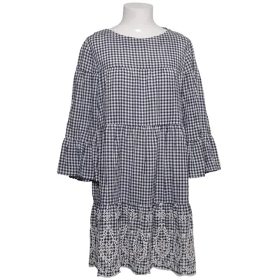 Jurk (Blauw, Wit) van Malvin Lyocell, Polyester, Viscose