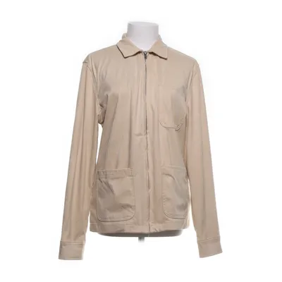 Överskjorta (FAKE SUEDE ZIP OVERSHIRT LIGHT SAND) från W.BXTR Mockaimitation, Polyester