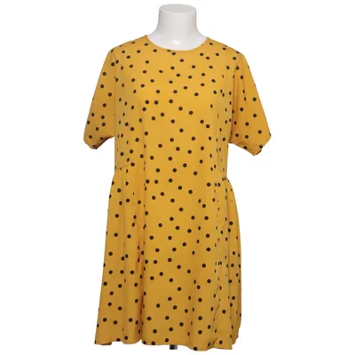 Jurk (Geel, Zwart) van Wednesday's Girl Polyester