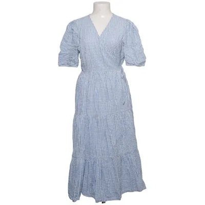 Robe portefeuille (Bleu, Blanc) de Monki
