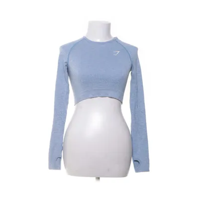 Sporttop (Blauw) van Gymshark Elastaan, Nylon, Polyester