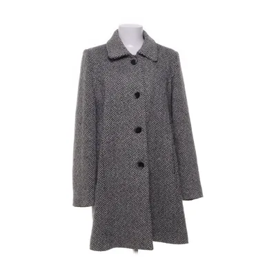 Frakke (Sort, Hvid) fra Boulevard Polyester, Uld