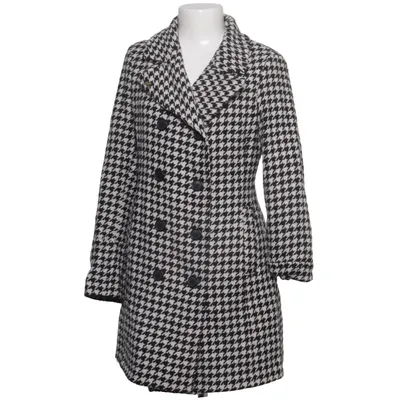 Manteau (Noir, Blanc) de Capture Polyamide, Polyester, Laine