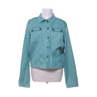 Jakke (Turkis) fra Ze-Ze Bomuld, Elastan, Polyester