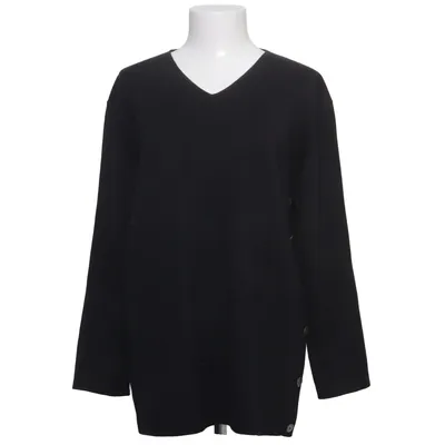 Pull-over (Noir) de Cassis Acrylique, Laine de mouton