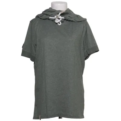 Sweat à manches courtes (Vert) de Naketano Coton, Polyester