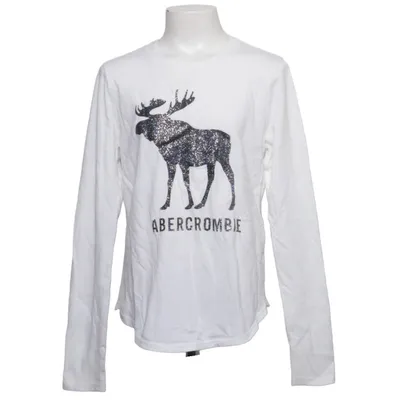 Långärmad t-shirt (Vit) från Abercrombie Kids Bomull, Polyester