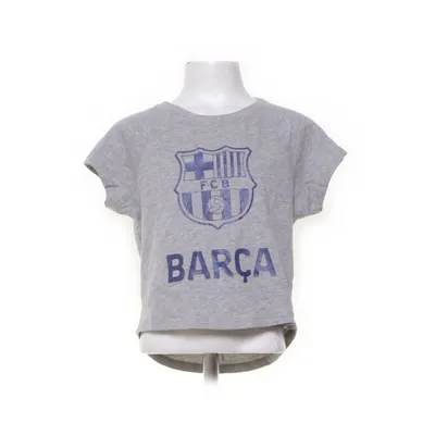 T-shirt (Grå, Blå) från FC Barcelona Bomull, Viskos