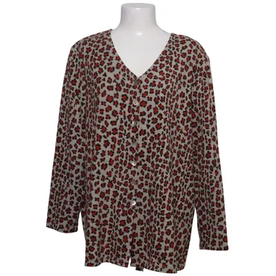 Cardigan (Gris, Rouge, Noir) de Kim & Co Élasthane, Polyester