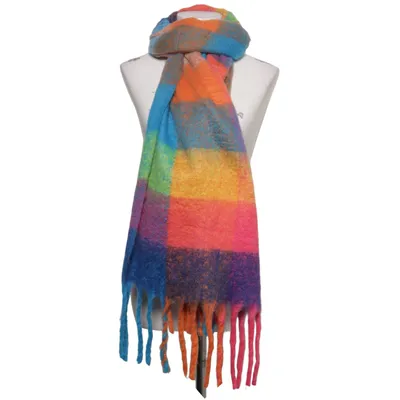 Scarf (Multicolored) Acrylic, Wool