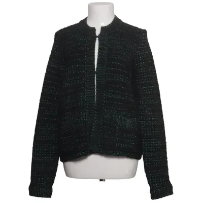 Cardigan (Noir, Vert) de Sandro Acrylique, Laine d'alpaga, Coton, Mohair, Polyamide, Polyester, Viscose