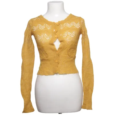 Cardigan (Yellow) from Indiska Acrylic, Mohair, Polyamide