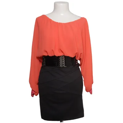 Klänning (Svart, Orange, Rosa) från Divina Elastan, Viskos