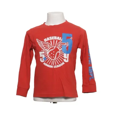 Langærmet t-shirt (Rød) fra Mads & Mette Bomuld