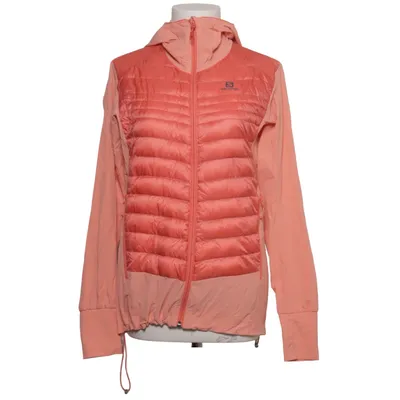 Jacke (Orange) von Salomon Daune, Elasthan, Feder, Polyamid