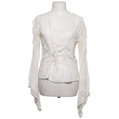 Blouse (White) from Bäres Viscose
