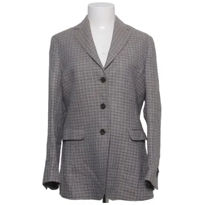 Blazer (Brown, Beige) from Beretta Linen, Wool
