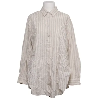 Skjorte (Beige, Flerfarvet) fra Ines de la Fressange for Uniqlo Bomuld, Silke