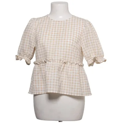 Top péplum (Beige) de Divided by H&M Élasthane, Polyester