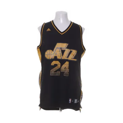 Basketbalshirt (Zwart, Geel) van Adidas Polyester