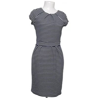 Jurk (Blauw, Wit) van Promod Elastaan, Polyester