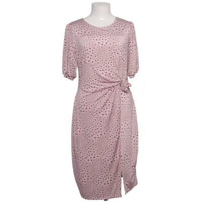 Wickelkleid (Pink, Weiß) von In Front Elasthan, Polyester