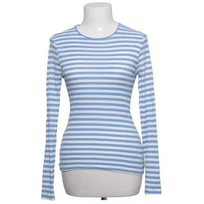 Long sleeve T-shirt (Blue, White) from Pieces Cotton, Elastane