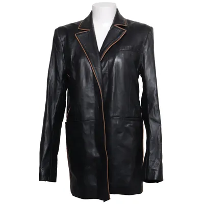 Läderkavaj (Svart) från Remain Skinn, Polyester