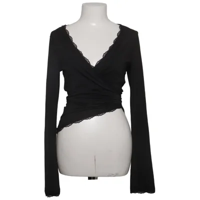 Slå-om top (Sort) fra Venderby's Elastan, Polyester