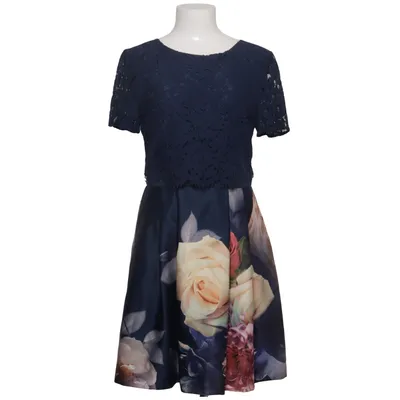 Jurk (Blauw, Meerkleurig) van Oasis Katoen, Polyamide, Polyester