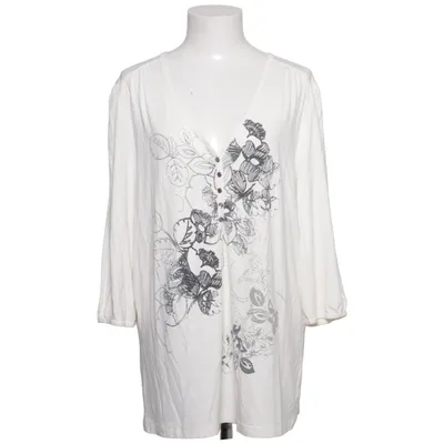 Haut (Blanc, Multicolore) de Brandtex Élasthane, Viscose