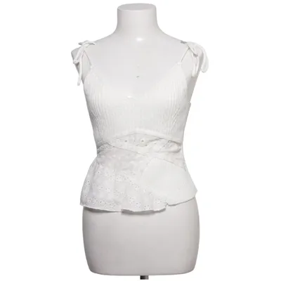 Débardeur (Blanc) de Zara Coton, Polyamide, Polyester