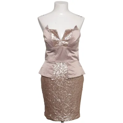 Cocktailkjole (Beige) fra ASOS Bomuld, Elastan, Nylon, Polyester