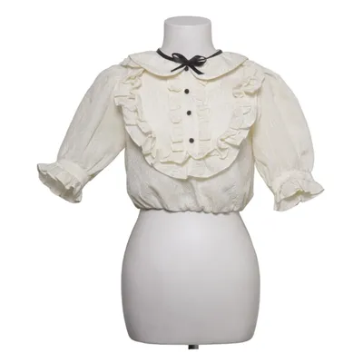 Blouse (Blanc) de Sister Jane Polyester, Viscose