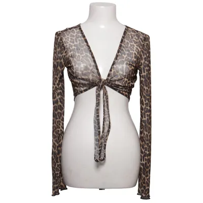Wickelbluse (Braun, Schwarz) von NLY Trend