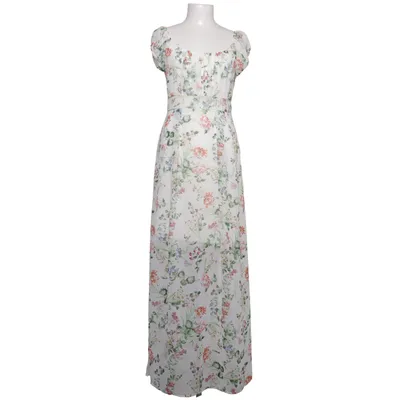 Långklänning (Vit, Flerfärgad) från Lorsay Elastan, Polyester, Viskos
