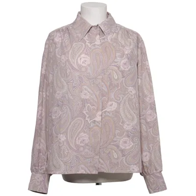 Blouse (Beige, Violet) de Diolen Polyester