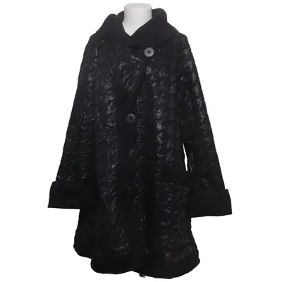 Coat (Black, Gray) from Gunilla Pontén Polyamide, Polyester, Wool