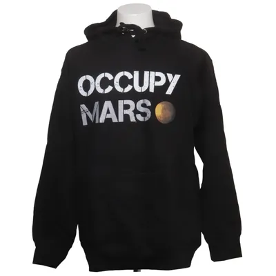 Sweat à capuche (Noir) de Space X Coton, Polyester