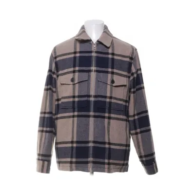 Skjortejakke (Beige, Flerfarvet) fra H&M Man Akryl, Polyamid, Polyester, Viscose, Uld